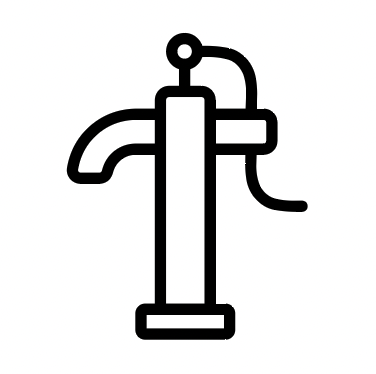 Emergency Reserves Water Pump Icon